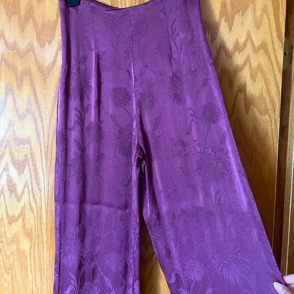Zara satin pants